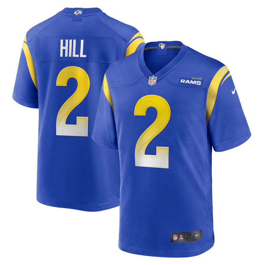 Men Los Angeles Rams #2 Troy Hill Nike Royal Game Player NFL Jersey->los angeles rams->NFL Jersey
